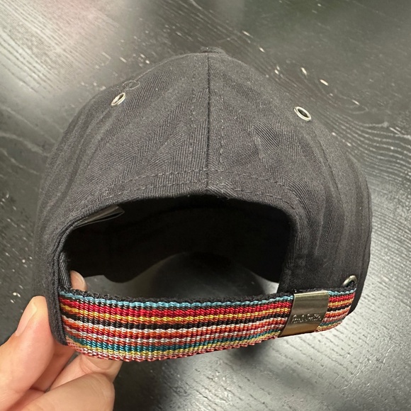 unisex Paul Smith Black Shadow Stripe Cap - Picture 6 of 8